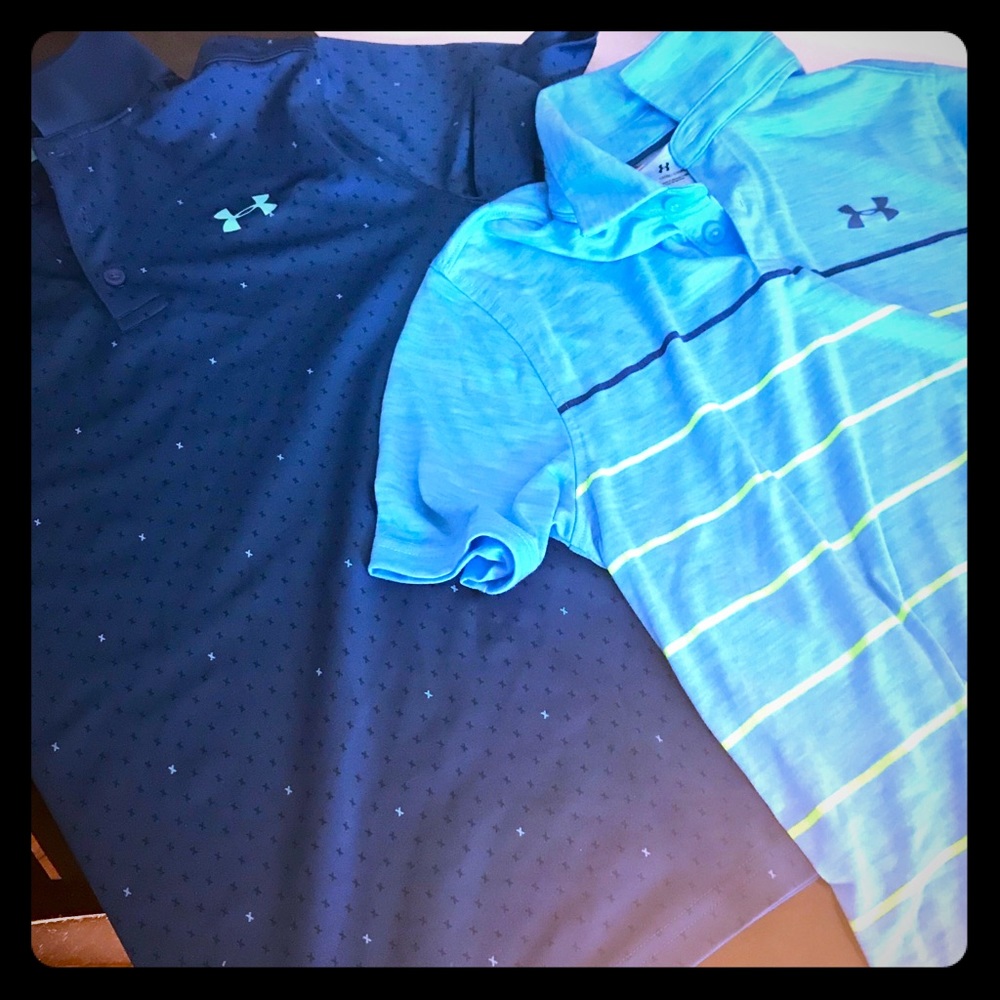 Under Armour Youth Boys Large Short Sleeve Polo